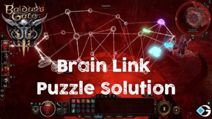 Baldur's Gate 3 (BG3): Brain Link Puzzle Solution