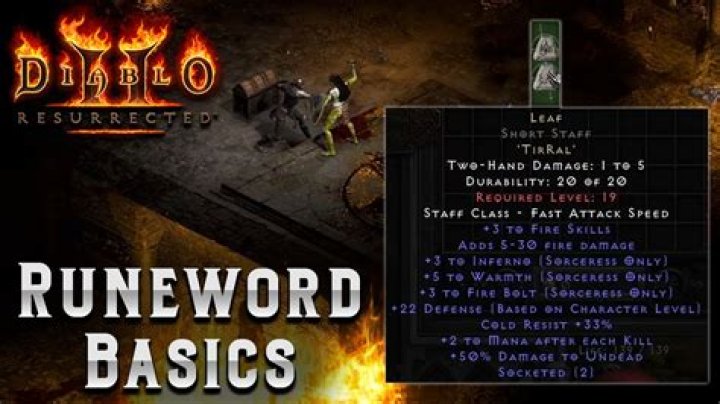 Edge Rune Word Diablo 2 Resurrected (D2R)