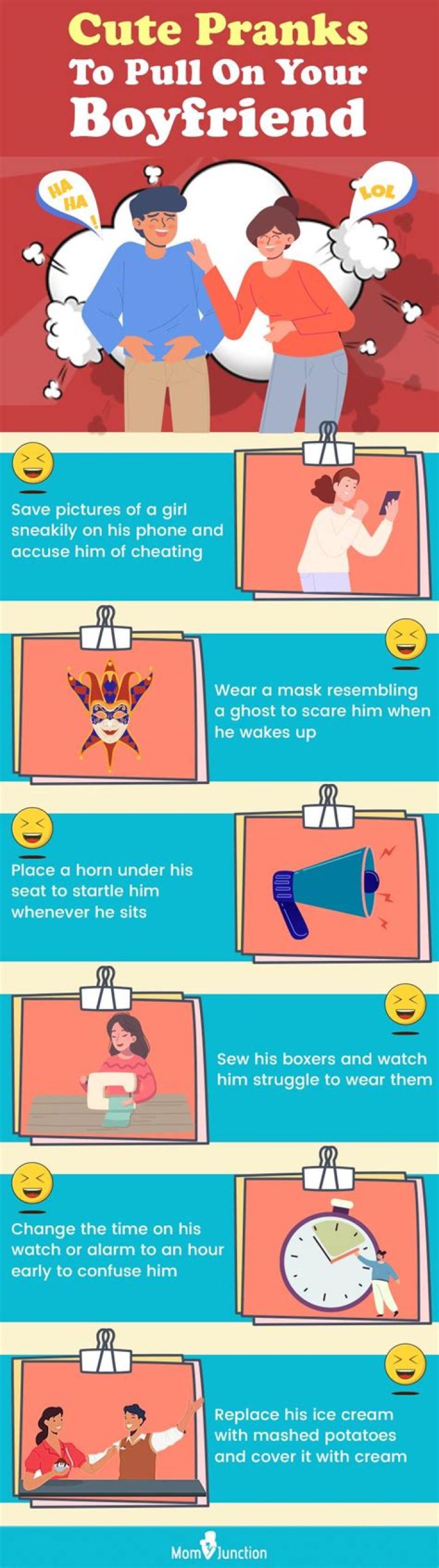 Irresistible Pranks For Your Boyfriend