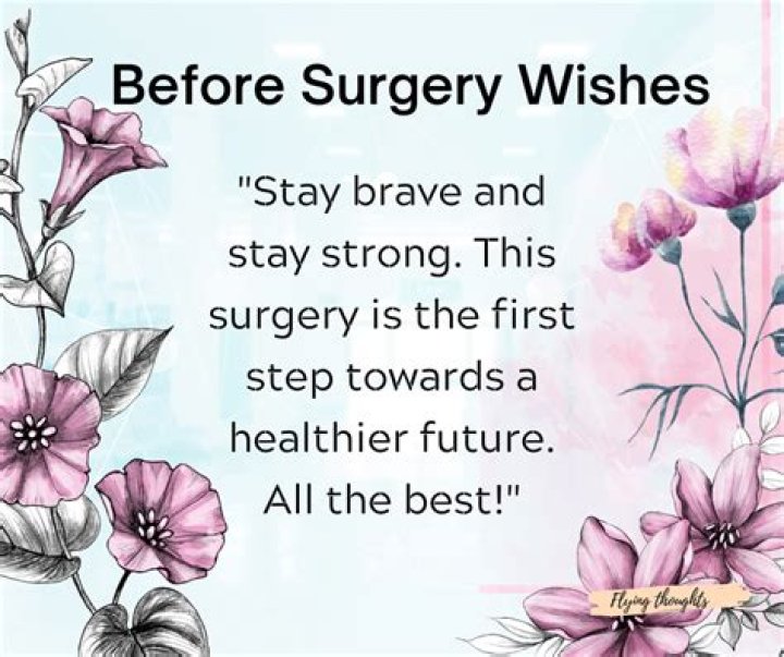 Unveiling The Transformative Power Of Encouragement For Pre-Surgery Confidence And Recovery